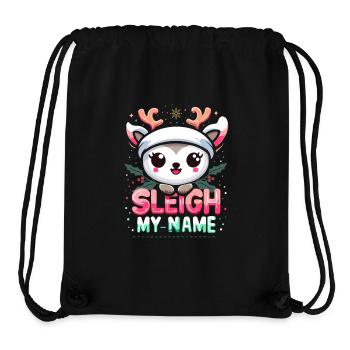 Sleigh My Name - Stanley/Stella Recycled Gym Bag - black - Front