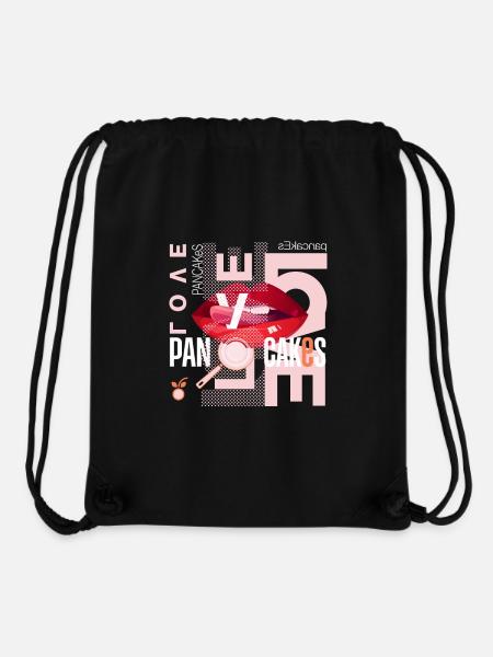 I Love Pancakes - Stanley/Stella Recycled Gym Bag - black