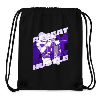 Hit Hustle Wiederholen Sie das Paintball-Training - Stanley/Stella recycelter Gym Bag - Schwarz - Vorne