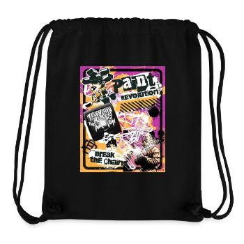 Paintball-Revolution, zerbreche die Ketten - Stanley/Stella recycelter Gym Bag - Schwarz - Vorne