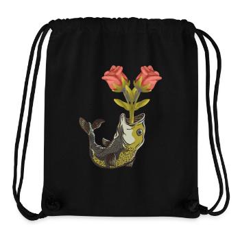 Pisces Birthday Valentine Romance - Stanley/Stella Recycled Gym Bag - black - Front