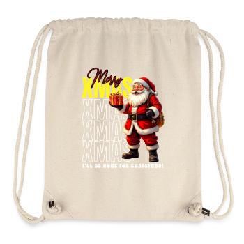 XMAS Merry Christmas St. Nicholas - Stanley/Stella Recycled Gym Bag - natural - Front