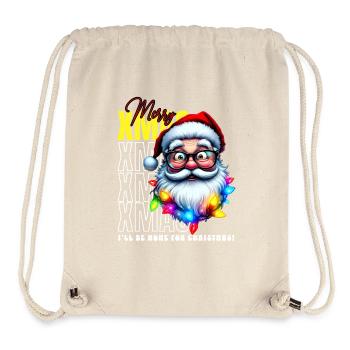 XMAS Merry Christmas St. Nicholas - Stanley/Stella Recycled Gym Bag - natural - Front