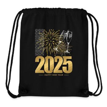 New Year 2025 - Stanley/Stella Recycled Gym Bag - black - Front