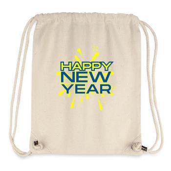 Happy New Year - Stanley/Stella Recycled Gym Bag - natural - Front