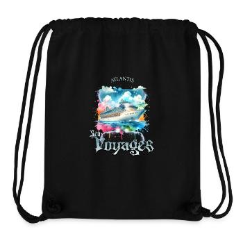 Atlantis Sea Voyages – Cruise Watercolor Design - Stanley/Stella Recycled Gym Bag - black - Front