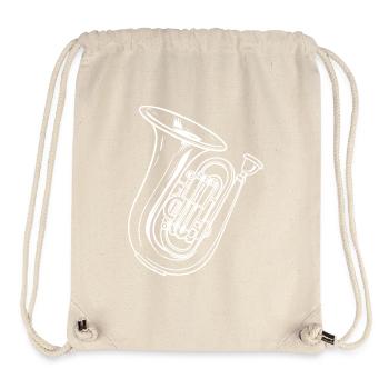 Tuba Drawing - Stanley/Stella Recycled Gym Bag - natural - Front