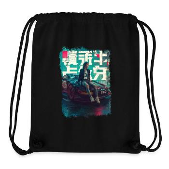 Streetwear Bitcoin Racing Japan - Stanley/Stella recycelter Gym Bag - Schwarz - Vorne