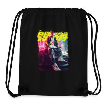 Streetwear Bitcoin Racing - Stanley/Stella recycelter Gym Bag - Schwarz - Vorne