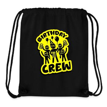 Birthday Party Crew - Stanley/Stella Recycled Gym Bag - black - Front