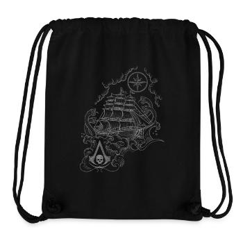 Assasssin's Creed Black Flag Ship & Naval Battle - Stanley/Stella Recycled Gym Bag - black - Front