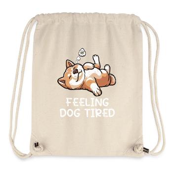 Feeling Dog Tired Akita AkitaOwner Akitas - Stanley/Stella Recycled Gym Bag - natural - Front