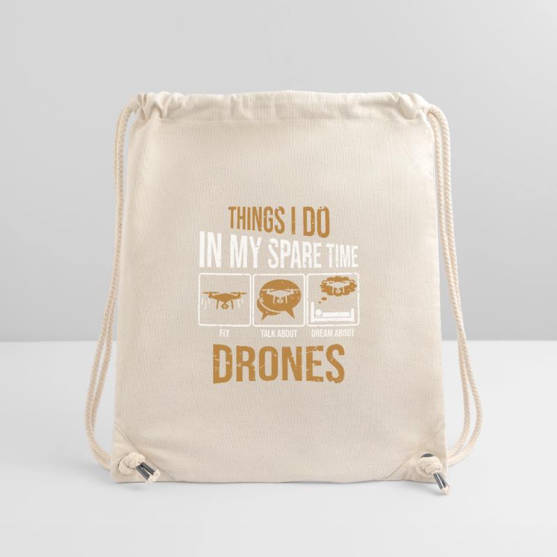 Courses de drones : choses que je fais avec ma machine de course de course Sac à cordon recyclé Stanley/Stella