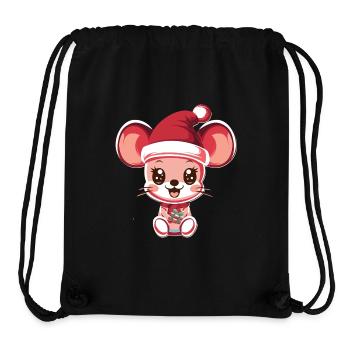 "Merry Cat - Stanley/Stella Recycled Gym Bag - black - Front