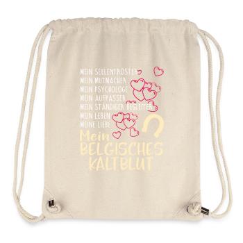 BELGISCHES-KALTBLUT- mein - Stanley/Stella recycelter Gym Bag - Naturweiß - Vorne