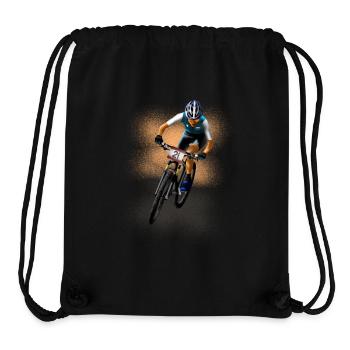 mountainbike - Sac à cordon recyclé Stanley/Stella - noir - Devant