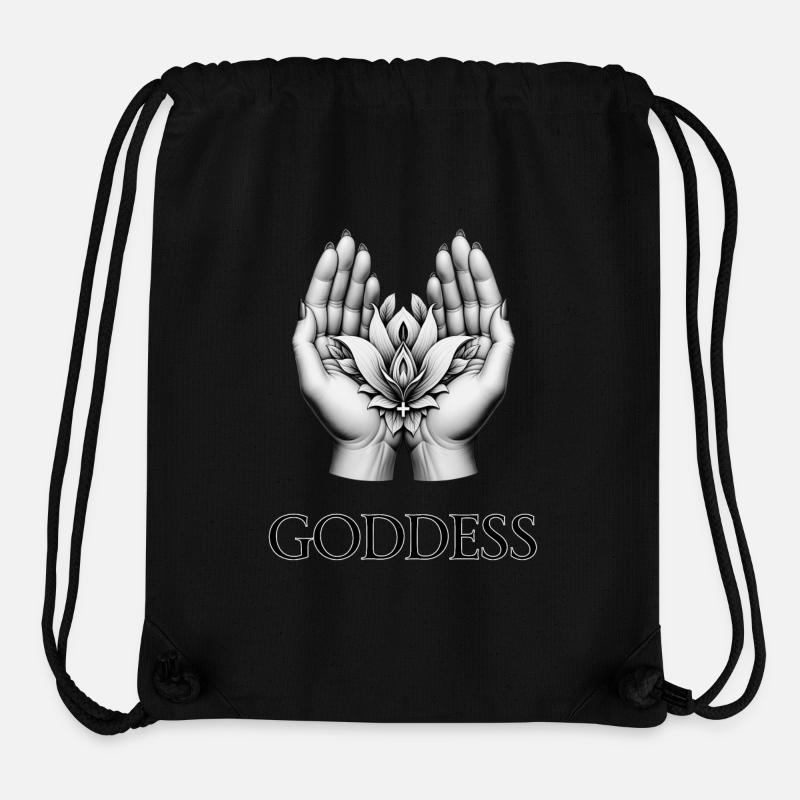 DÉESSE (sous-titre) #021 - Sac à cordon recyclé Stanley/Stella - noir