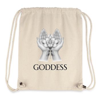 GODDESS (subtitle) #051 - Stanley/Stella Recycled Gym Bag - natural - Front