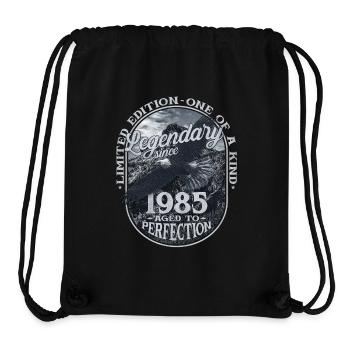 Legendary since 1985 - Stanley/Stella Recycled Gym Bag - black - Front