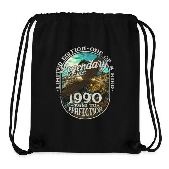 Legendary since 1990 - Stanley/Stella Recycled Gym Bag - black - Front