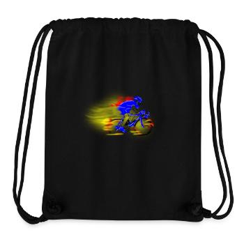 racing bicycle - Stanley/Stella Recycled Gym Bag - black - Front