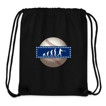 EVOLUTION BASEBALL SPORT USA GESCHENK - Stanley/Stella recycelter Gym Bag - Schwarz - Vorne