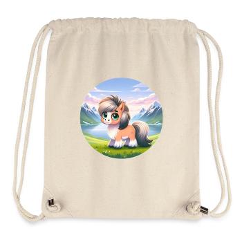 Fjordpferd - Stanley/Stella recycelter Gym Bag - Naturweiß - Vorne