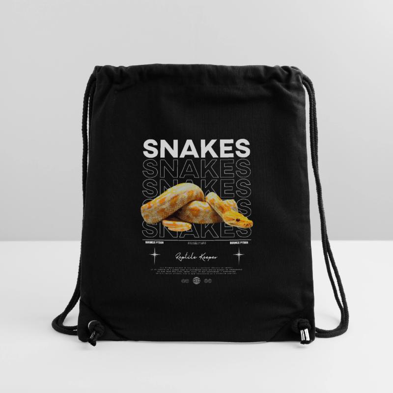 Python birman moderne streetwear Reptile gardien Sac à cordon recyclé Stanley/Stella