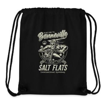 Bonneville Salt Flats Course de moto Vintage - Sac à cordon recyclé Stanley/Stella - noir - Devant