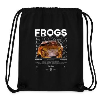 False Tomato Frog Streetwear Frog Keeper - Stanley/Stella Recycled Gym Bag - black - Front