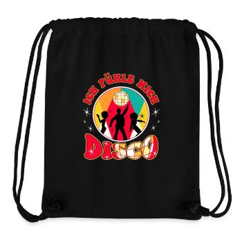 I Feel Disco Music Dancing Funny Dancers - Stanley/Stella Recycled Gym Bag - black - Front
