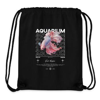 Betta Fish Keeper Moderne Streetwear - Stanley/Stella recycelter Gym Bag - Schwarz - Vorne