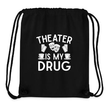 Theater Is My Drug Actor Musical Design - Stanley/Stella recycelter Gym Bag - Schwarz - Vorne