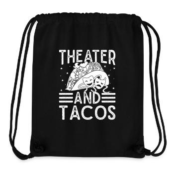 Théâtre Et Tacos Acteur Conception Musicale - Sac à cordon recyclé Stanley/Stella - noir - Devant