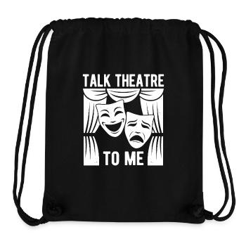 Théâtre Talk Théâtre To Me Acteur Conception musicale - Sac à cordon recyclé Stanley/Stella - noir - Devant
