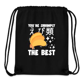 Sushi Lover Shrimply The Best - Stanley/Stella Recycled Gym Bag - black - Front