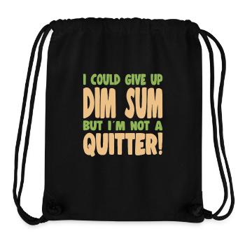 Bao Bun Funny Could Give Up Dim Sum Asian Food - Stanley/Stella Recycled Gym Bag - black - Front