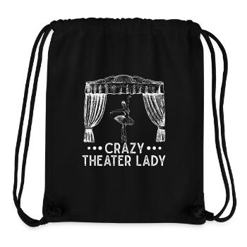Théâtre Théâtre Crazy Theater Lady Acteur Conception musicale - Sac à cordon recyclé Stanley/Stella - noir - Devant
