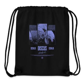 Diskusfisch Buntbarsch Aquarium Fischhalter - Stanley/Stella recycelter Gym Bag - Schwarz - Vorne