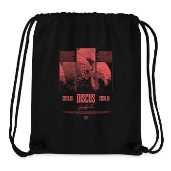 Diskusfisch Buntbarsch Aquarium Fischhalter - Stanley/Stella recycelter Gym Bag - Schwarz - Vorne