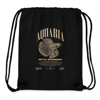 Betta Fish Keeper Moderne Streetwear - Stanley/Stella recycelter Gym Bag - Schwarz - Vorne
