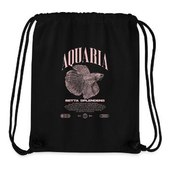 Betta Fish Keeper Moderne Streetwear - Stanley/Stella recycelter Gym Bag - Schwarz - Vorne