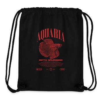 Betta Fish Keeper Moderne Streetwear - Stanley/Stella recycelter Gym Bag - Schwarz - Vorne