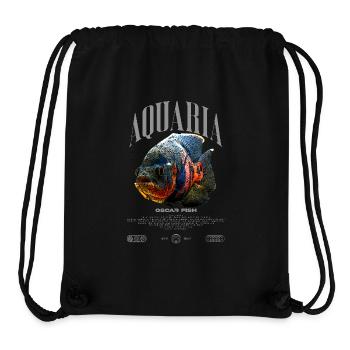 Oscar Fish Water Change Monster Fish - Stanley/Stella Recycled Gym Bag - black - Front