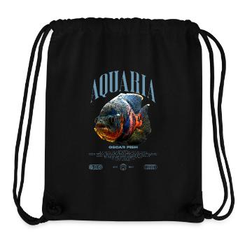 Oscar Fish Water Change Monster Fish - Stanley/Stella Recycled Gym Bag - black - Front