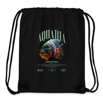 Oscar Fish Water Change Monster Fish - Stanley/Stella Recycled Gym Bag - black - Front