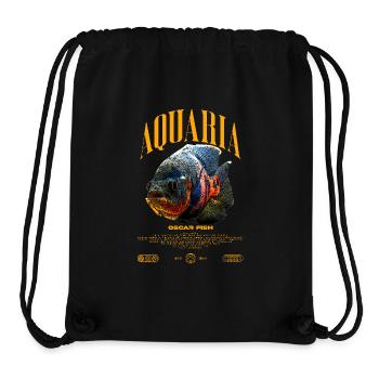 Oscar Fish Water Change Monster Fish - Stanley/Stella Recycled Gym Bag - black - Front