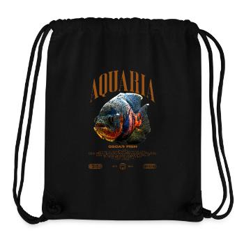 Oscar Fish Water Change Monster Fish - Stanley/Stella Recycled Gym Bag - black - Front