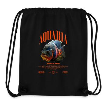 Oscar Fish Water Change Monster Fish - Stanley/Stella Recycled Gym Bag - black - Front