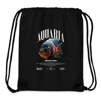 Oscar Fish Water Change Monster Fish - Stanley/Stella Recycled Gym Bag - black - Front